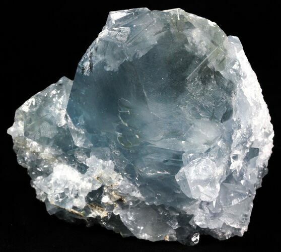 Blue Celestine (Celestite) Crystal Cluster - Madagascar #31256